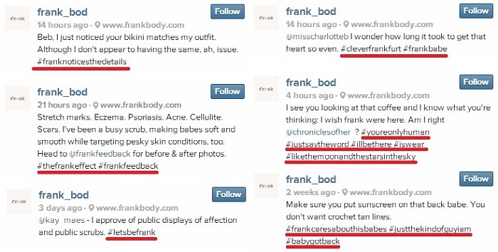 Frank Hashtags