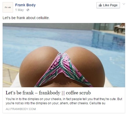 Frank's Facebook Content Marketing Cross Promotion