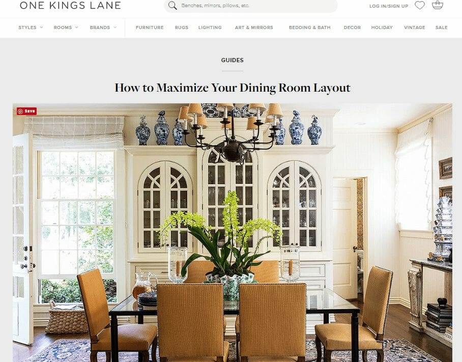 One Kings Lane How To Maximize Your Dining Room Screenshot.png