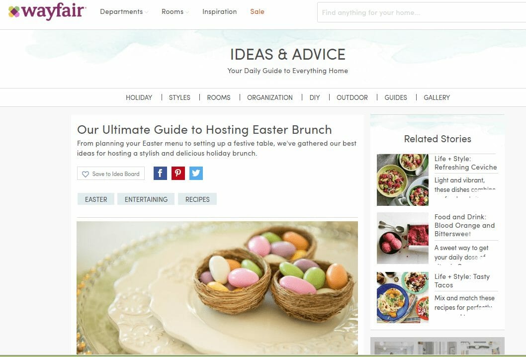 Wayfair Guide To Easter Brunch Screenshot.png