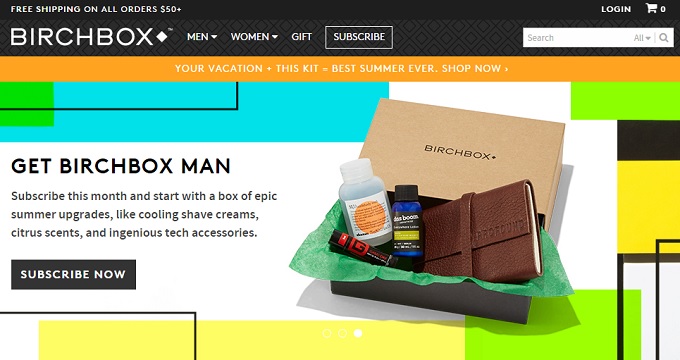 Birchbox Website