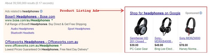 Adwords Ad Vs Pla