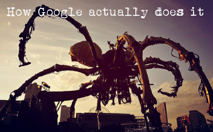 Google Giant Keyword Spider Robot Crawler Thing