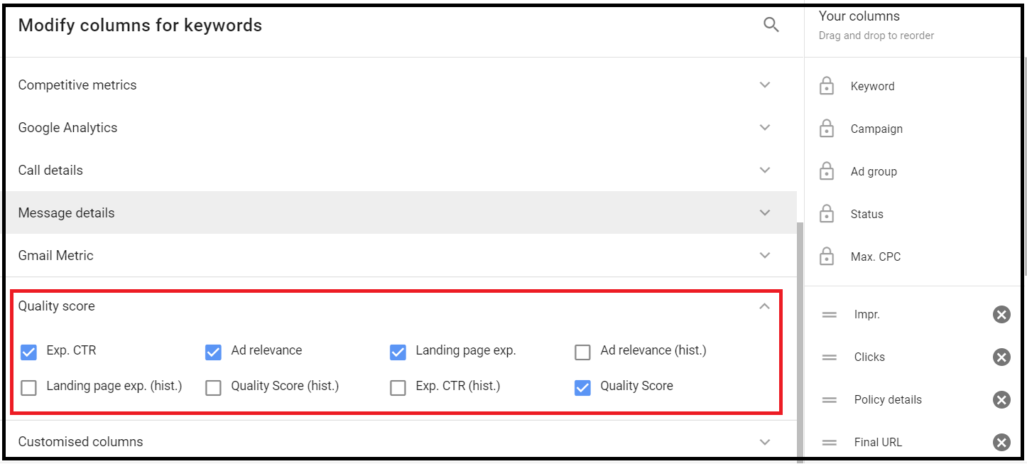 Quality-Score-Metrics