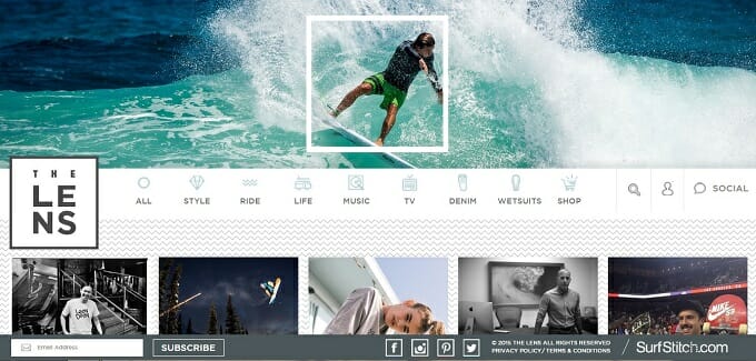 Surfstitch's Content Marketing Hub