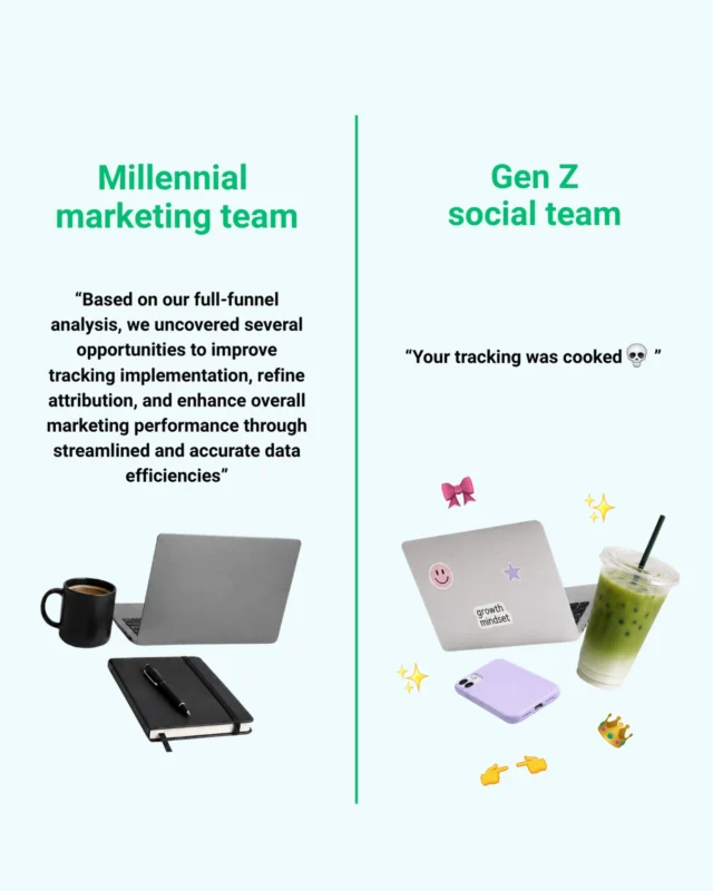 Same Thoughts, Different Fonts. 🤷🏻‍♀️ #Marketing #Officehumor #Socialmediamarketing #Genzhumor #Socialmediatrends