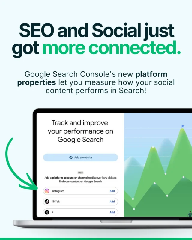 🚨 Seo + Social Just Got A Lot More Connected! 🚨

Google Search Console Is Rolling Out Platform Properties, Meaning You’ll Soon Be Able To Track How Your Instagram, Tiktok, Youtube And X Content Performs In Google Search. 

So What Does This Mean?

⭐ Your Social Posts Are Becoming More Discoverable Through Google.

👀 You’ll Be Able To See Which Searches Are Driving People To Your Content.

🤩 Seo Isn’t Just About Your Website Anymore.

If You’re Investing In Social Content, This Is One Update Worth Keeping An Eye On.

#Googlesearch #Seo #Marketingupdates #Marketingagency #Newcastlensw