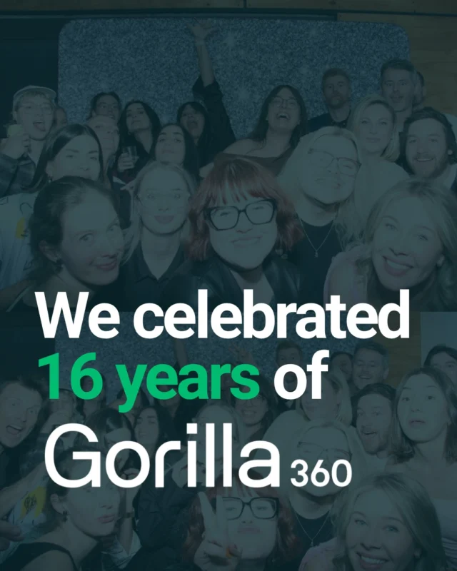 🎉 Celebrating 16 Sweet Years Of Gorilla 360! 🎉 

Since 2010, We’ve Grown, Evolved And Helped Hundreds Of Businesses Grow Alongside Us. A Huge Thank You To Our Team, Clients And Partners For Being Part Of The Journey.

Big Shout Out To @Billygoatcatering @Quizmeisters @Emscakery @Andythementalist @Cupcakeespresso For Helping Put Together A Great Event!

#Newcastlensw #Companyculture #Coworkerlove #Marketingdigital #Officelife